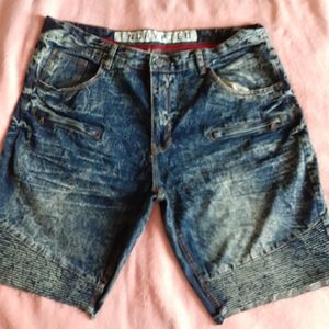 Denim shorts size 44. Tried on once.